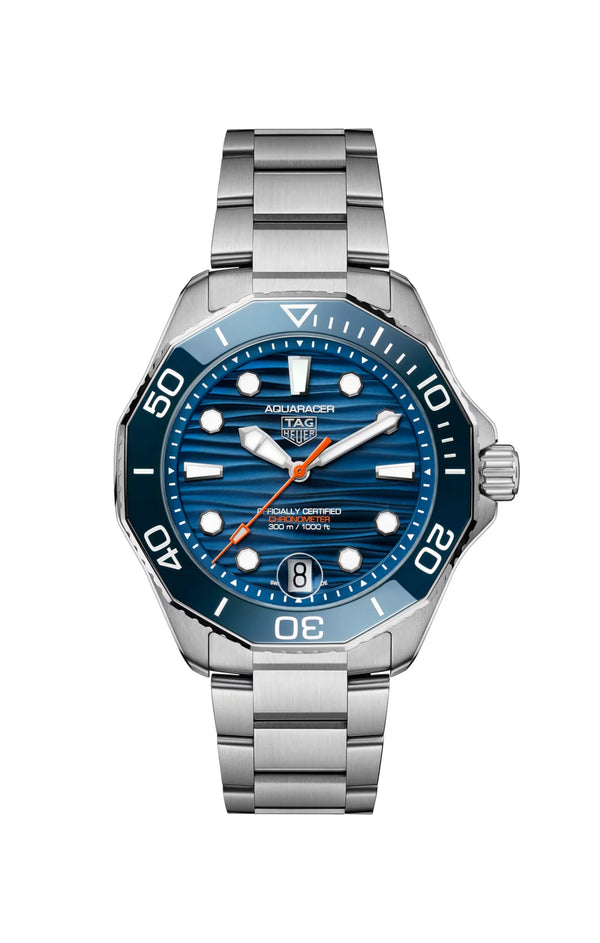 Reloj TAG Heuer Aquaracer Automático de 42 mm en Acero Inoxidable con Esfera Azul