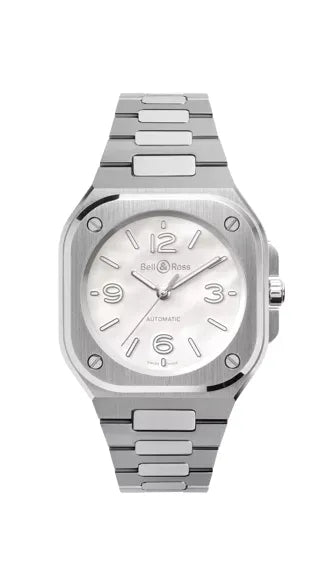 Reloj Bell & Ross BR 05 Automático de 36MM en Acero Inoxidable con Esfera Madre Perla