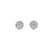 Broquel Brillante en Oro Amarillo de 14K con Diamante de 1.08 ct, calidad H VS1.