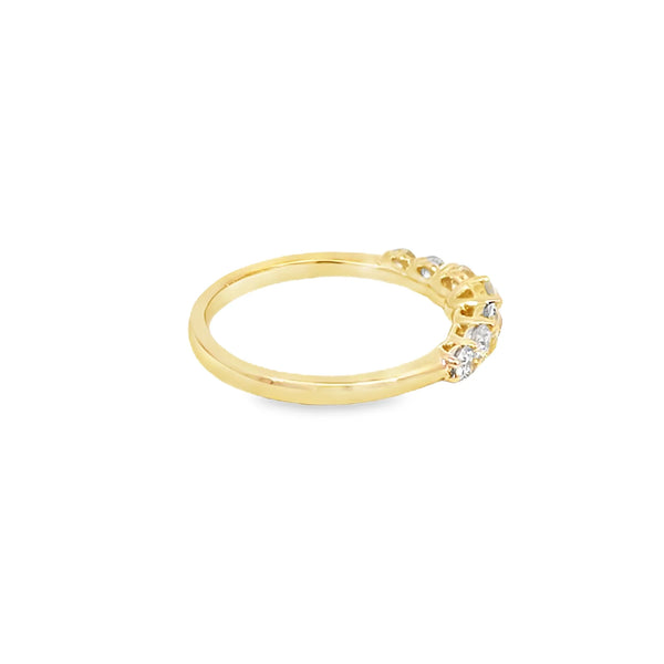 Churumbela en 14K en Oro Amarillo con 0.75CT en Diamante calidad H VS1
