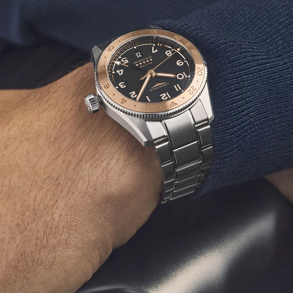 Reloj Longines Spirit dos tonos de 39MM Automatico Zulu Times 1925