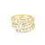 Anillo para dama en oro amarillo de 18K con 2.03 ct de diamantes