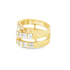 Anillo para dama en oro amarillo de 18K con 2.03 ct de diamantes