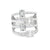 Anillo para dama en oro blanco de 18K con 1.59 ct de diamantes
