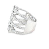 Anillo para dama en oro blanco de 18K con 1.59 ct de diamantes