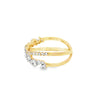 Anillo para dama en oro amarillo de 14K con 0.53 ct en diamantes