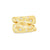 Anillo para dama en oro amarillo de 14K con 0.37 ct de diamantes