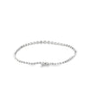 Brazalete en oro blanco de 18K con 1.15 ct en diamantes