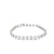Brazalete en oro blanco de 18K con 2.66 ct de diamantes