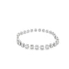 Brazalete en oro blanco de 18K con 2.66 ct de diamantes