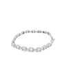 Brazalete en oro blanco de 14K con 2.31 ct de diamantes