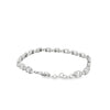 Brazalete en oro blanco de 14K con 2.31 ct de diamantes