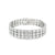 Brazalete en oro blanco de 18K con 12 ct de diamantes
