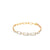 Brazalete en oro amarillo de 14K con 0.98 ct de diamantes