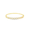 Brazalete en oro amarillo de 14K con 1.60 ct de diamantes