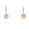 Aretes de oro de 14K con diamantes de 0.07 ct, elegancia discreta