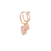 Aretes de oro de 14K con diamantes de 0.07 ct, elegancia discreta