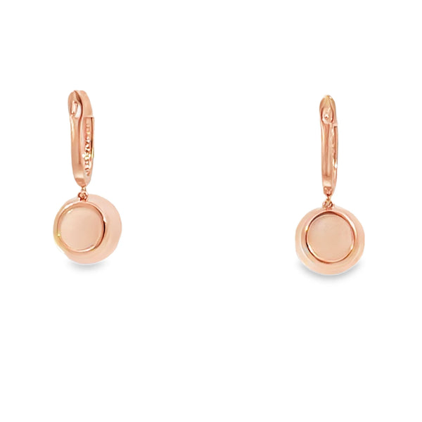 Aretes de oro de 14K con diamantes de 0.07 ct, elegancia discreta