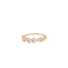 Anillo femenino en oro de 18K con diamante de 0.60 ct, estilo luminoso