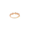 Anillo femenino en oro de 18K con diamante de 0.60 ct, estilo luminoso