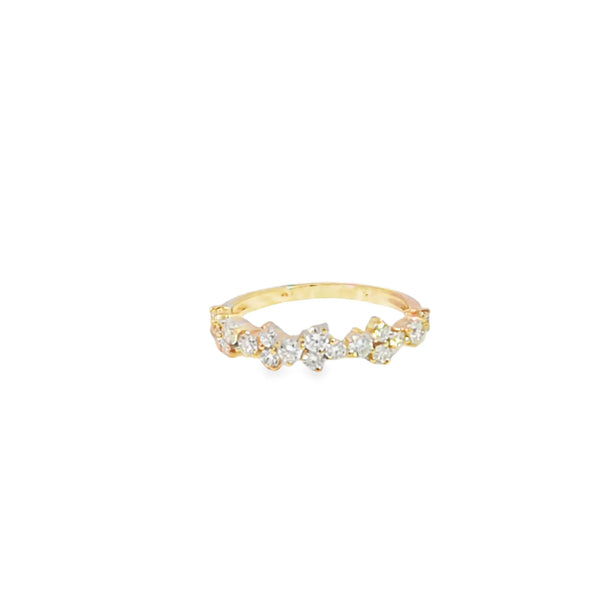 Anillo para dama en oro de 18K con diamante de 0.60 ct, sofisticación brillante