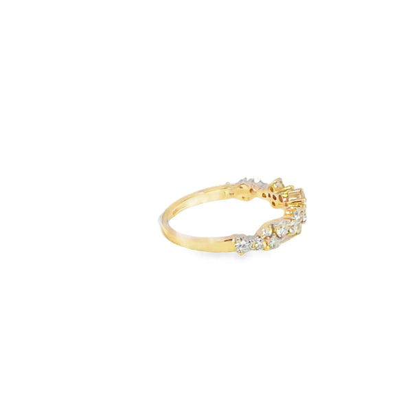 Anillo para dama en oro de 18K con diamante de 0.60 ct, sofisticación brillante