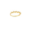 Anillo femenino en oro de 18K con diamante de 0.40 ct, lujo discreto