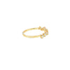 Anillo femenino en oro de 18K con diamante de 0.40 ct, lujo discreto