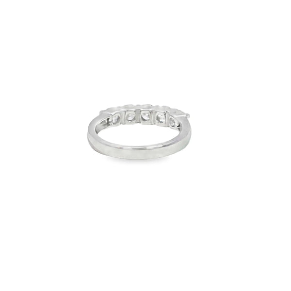 Anillo de oro blanco de 18K para dama con diamante de 1.00 ct, lujo y presencia