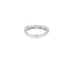 Anillo femenino en oro blanco de 18K con diamante de 0.47 ct, elegancia clásica