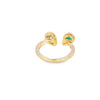 Anillo de oro de 14K para dama con diamante de 0.13 ct, elegancia sutil