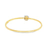 Brazalete femenino en oro de 18K con diamantes de 0.56 ct, estilo refinado