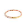 Brazalete femenino en oro de 18K con diamantes de 1.50 ct, estilo distinguido