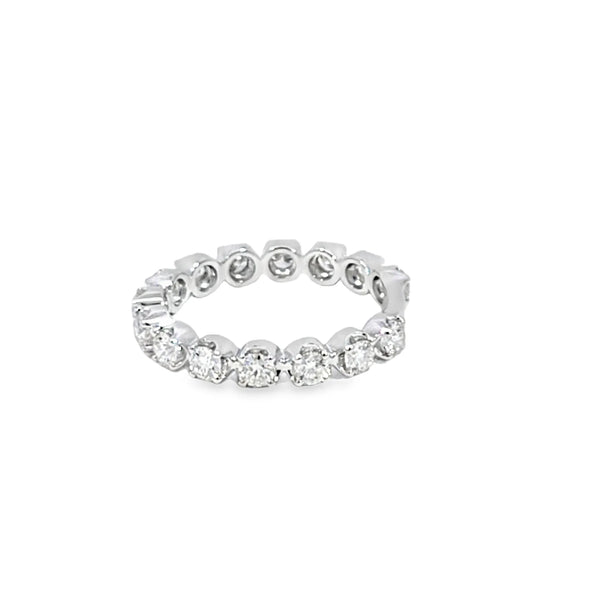 Churumbela de oro blanco de 14K con diamantes de 1.04 ct, lujo absoluto