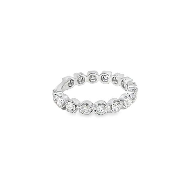 Churumbela de oro blanco de 14K con diamantes de 1.04 ct, lujo absoluto