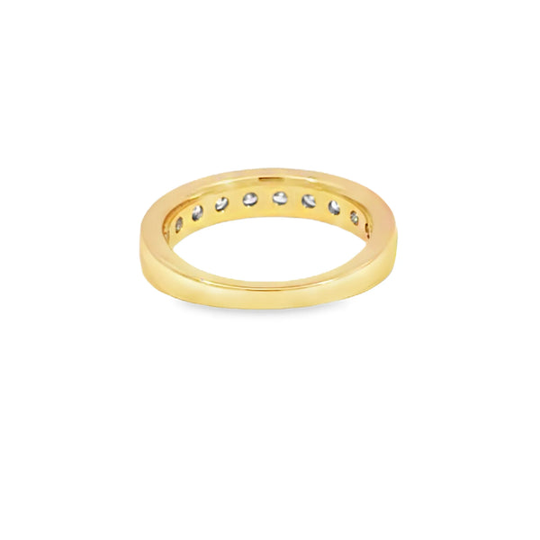 Churumbela en oro amarillo de 14K con diamantes de 1.00 ct, diseño impactante