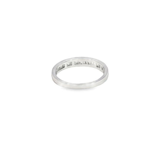 Churumbela en oro blanco de 14K con diamante de 0.24CT