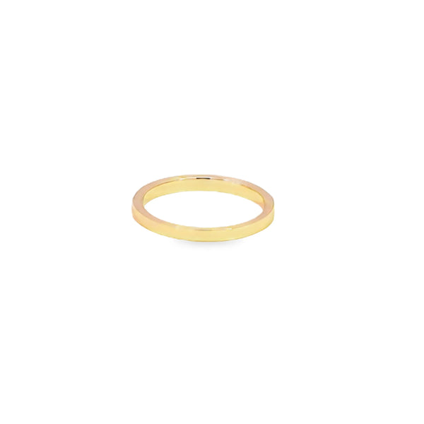Churumbela en oro amarillo de 14K con diamante de 0.15CT