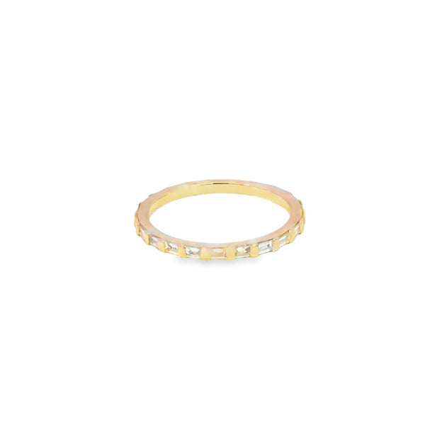 Churumbela en oro amarillo de 14K con diamante de 0.43CT
