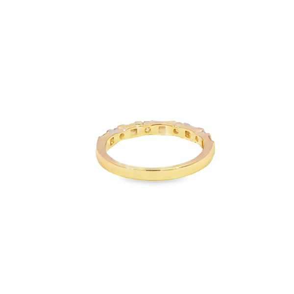 Churumbela en oro amarillo de 14K con diamante de 0.33CT