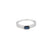 Anillo dama en oro blanco de 14K con diamante de 0.10CT