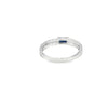 Anillo dama en oro blanco de 14K con diamante de 0.10CT