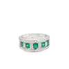 Anillo de dama en oro de 18K colección Belle Époque con esmeralda - Damiani