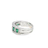 Anillo de dama en oro de 18K colección Belle Époque con esmeralda - Damiani