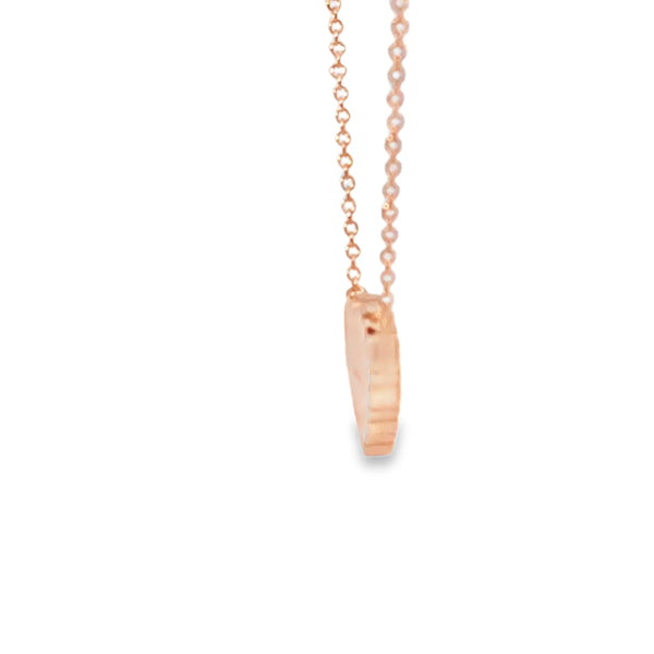 Dije con cadena en oro de 18K OA con piedra carnelian - Damiani