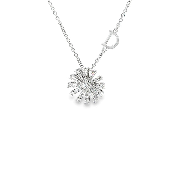 Dije con cadena en oro de 18K OB con piedra Margarita - Damiani