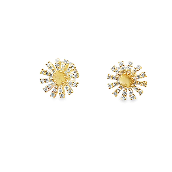 Aretes en oro de 18K OA colección Margarita - Damiani