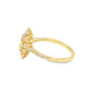 Anillo de dama en oro de 14K OA con diamante de 0.64 ct
