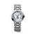 Reloj Longines Primaluna en acero automático 34 mm con carátula blanca