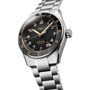 Reloj Longines Spirit en acero automático 39 mm Zulu con carátula negro-gris